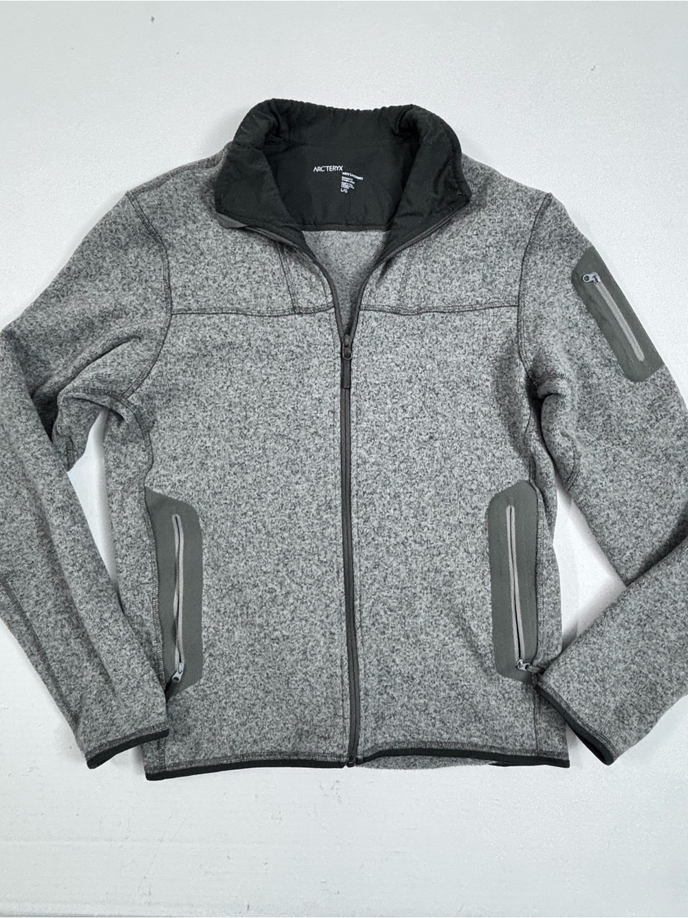 Men’s Arc'teryx Covert Full-Zip Fleece Cardigan Jacket Sweater Large